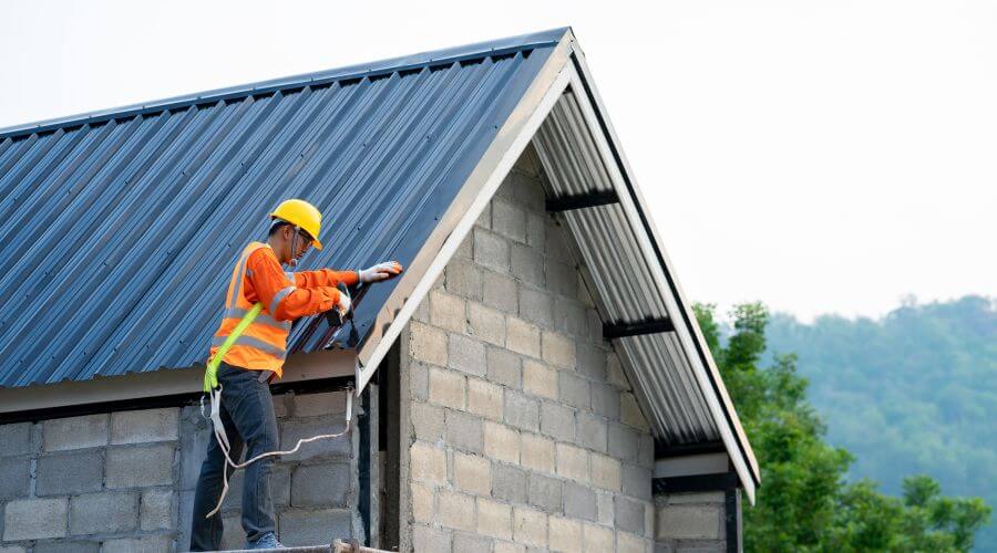 Professional metal roof installation in Stockdale, PA